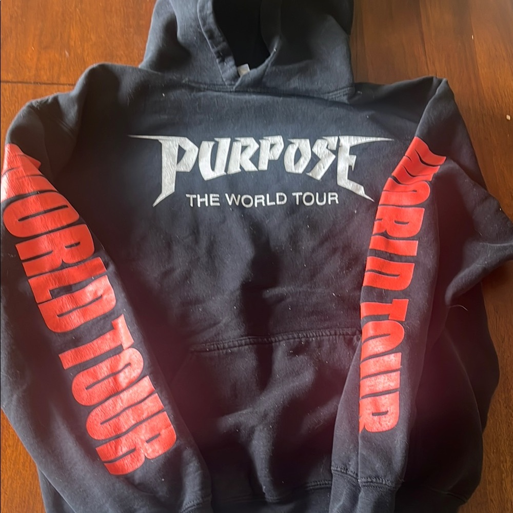 Purpose World Tour Black Hoodie